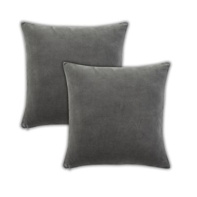 IHI Home Stella Plush Velvet Decorative Pillow Cover, 20" x 20"