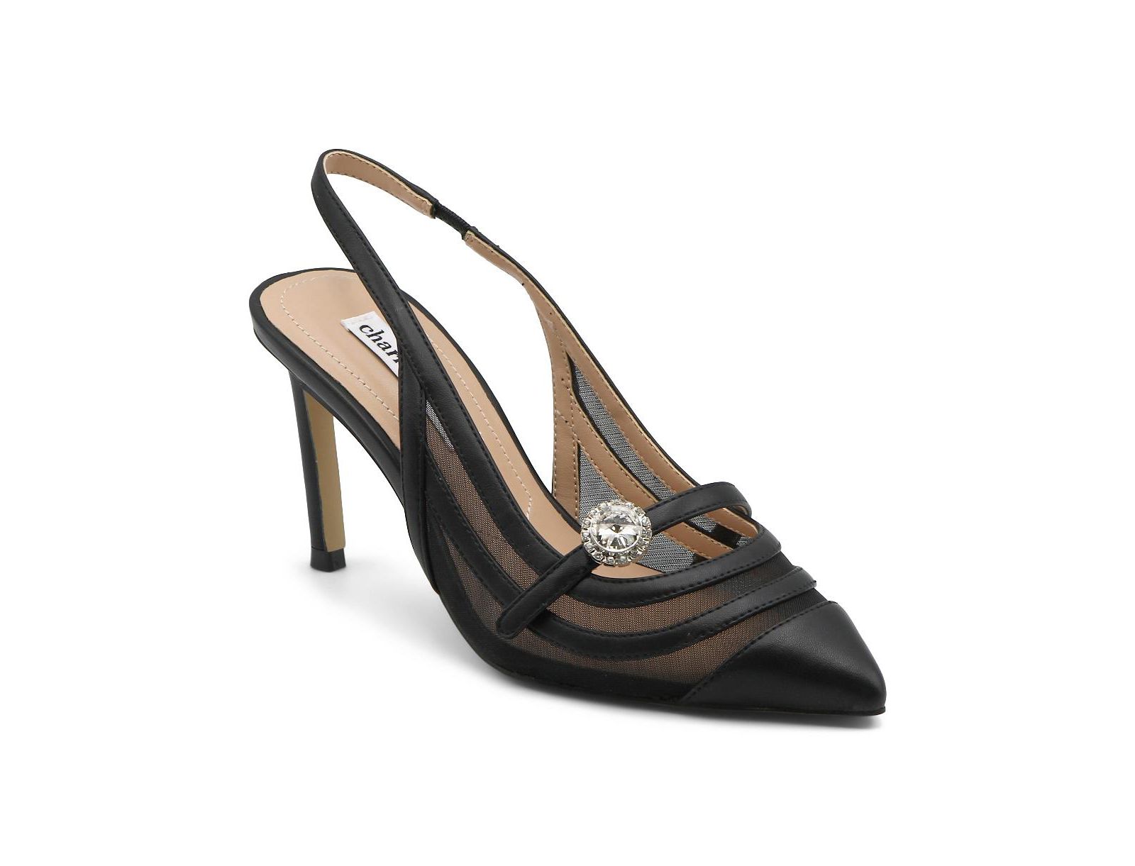 Charles David Womens Swan Slingback Stiletto High Heel Dress Pump
