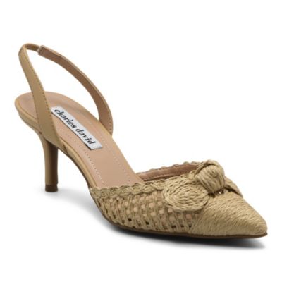 Charles David Womens Allyson Slingback High Heel Dress