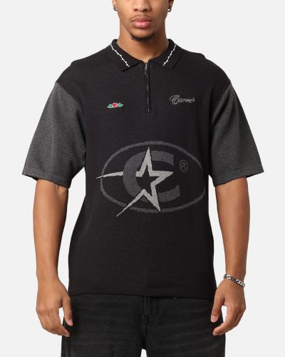 Поло CARRE Men's C-Superstar Knitted Black XXLarge