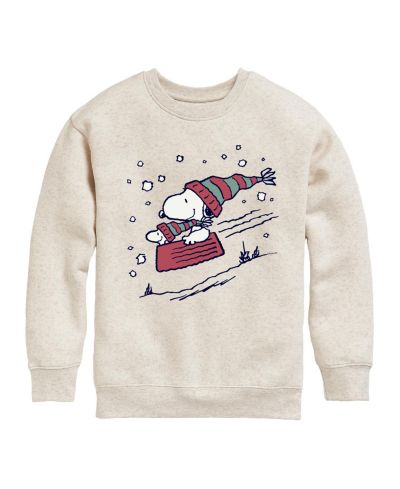 Футболка Peanuts Big Girls Snoopy Sled Graphic из флиса