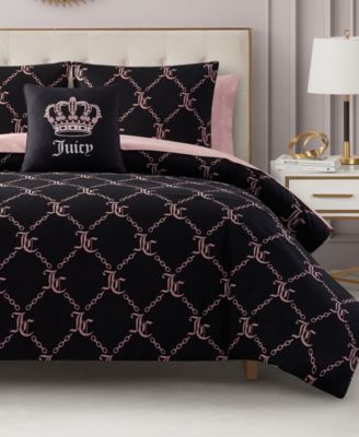 Juicy Couture Logo Link 8-Pc. Comforter Set, Full
