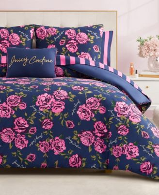 Комплект постельного белья Juicy Couture Rose, 8 предметов, Queen