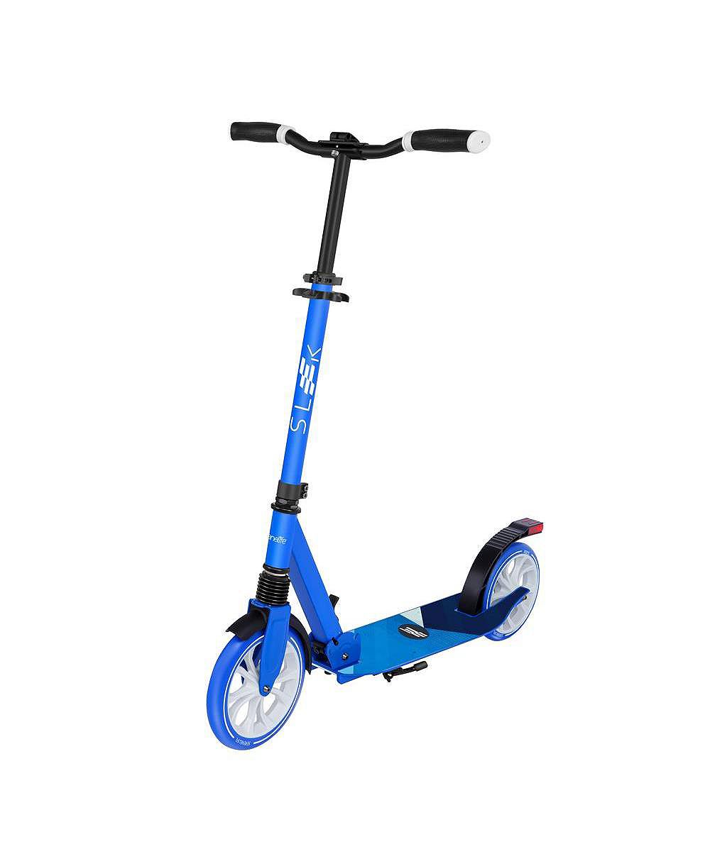 SereneLife Lightweight Foldable Kick Scooter для взрослых, регулируемая высота (Blue)