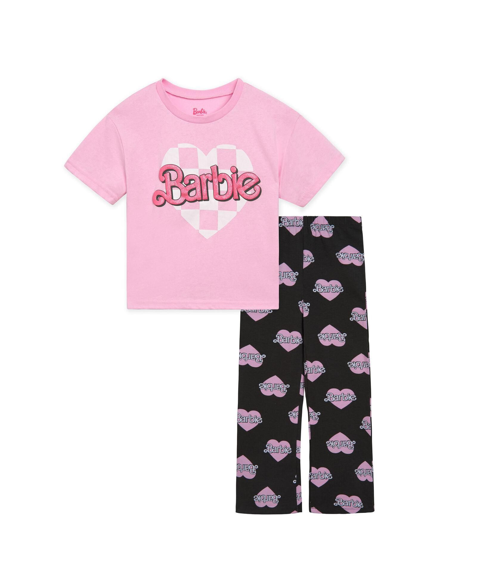 Barbie комплект из футболки и легинсов для девочек-малышей, 2-Piece