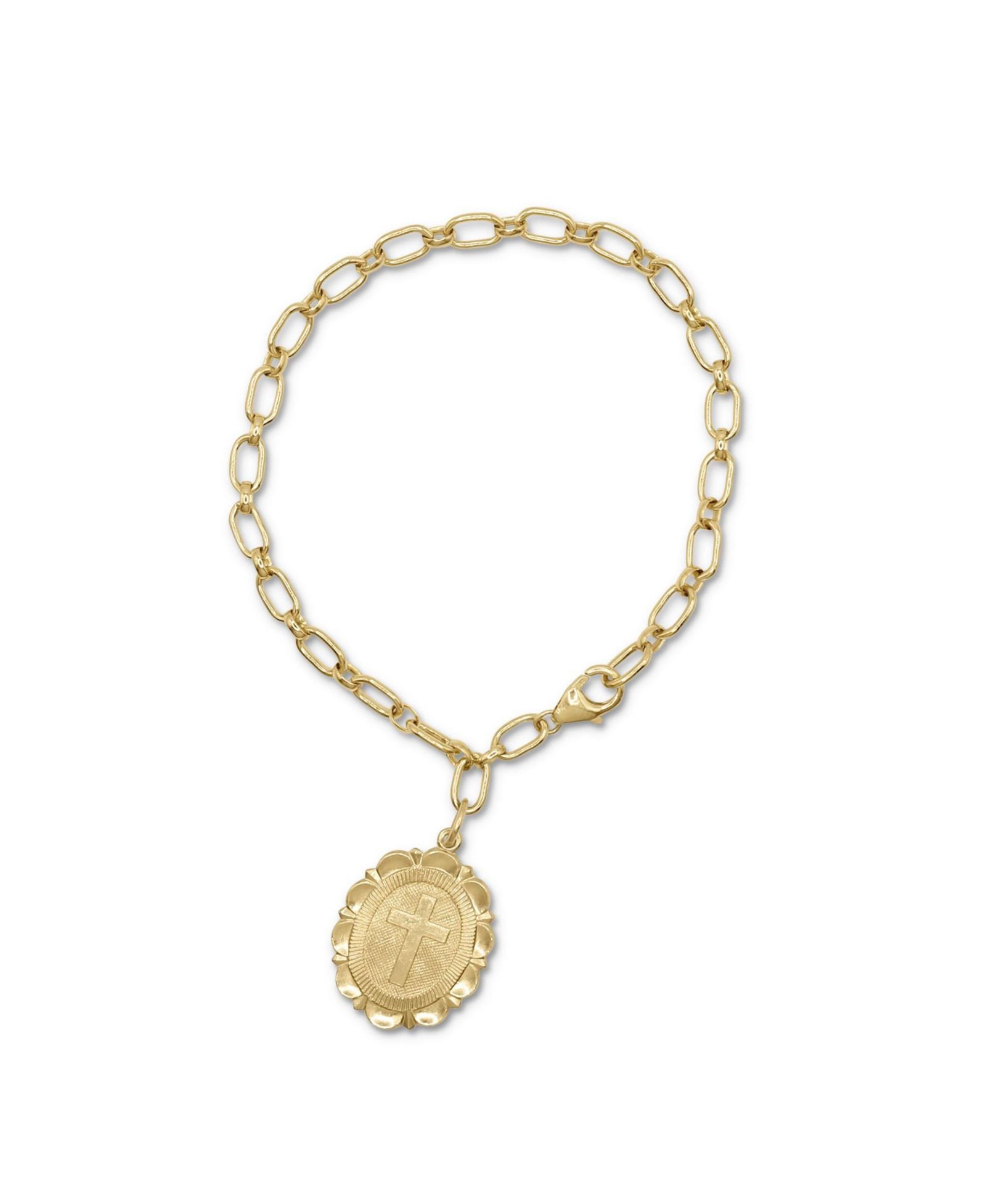Браслет Bowood Lane с подвеской в виде креста из 14k Gold Filled