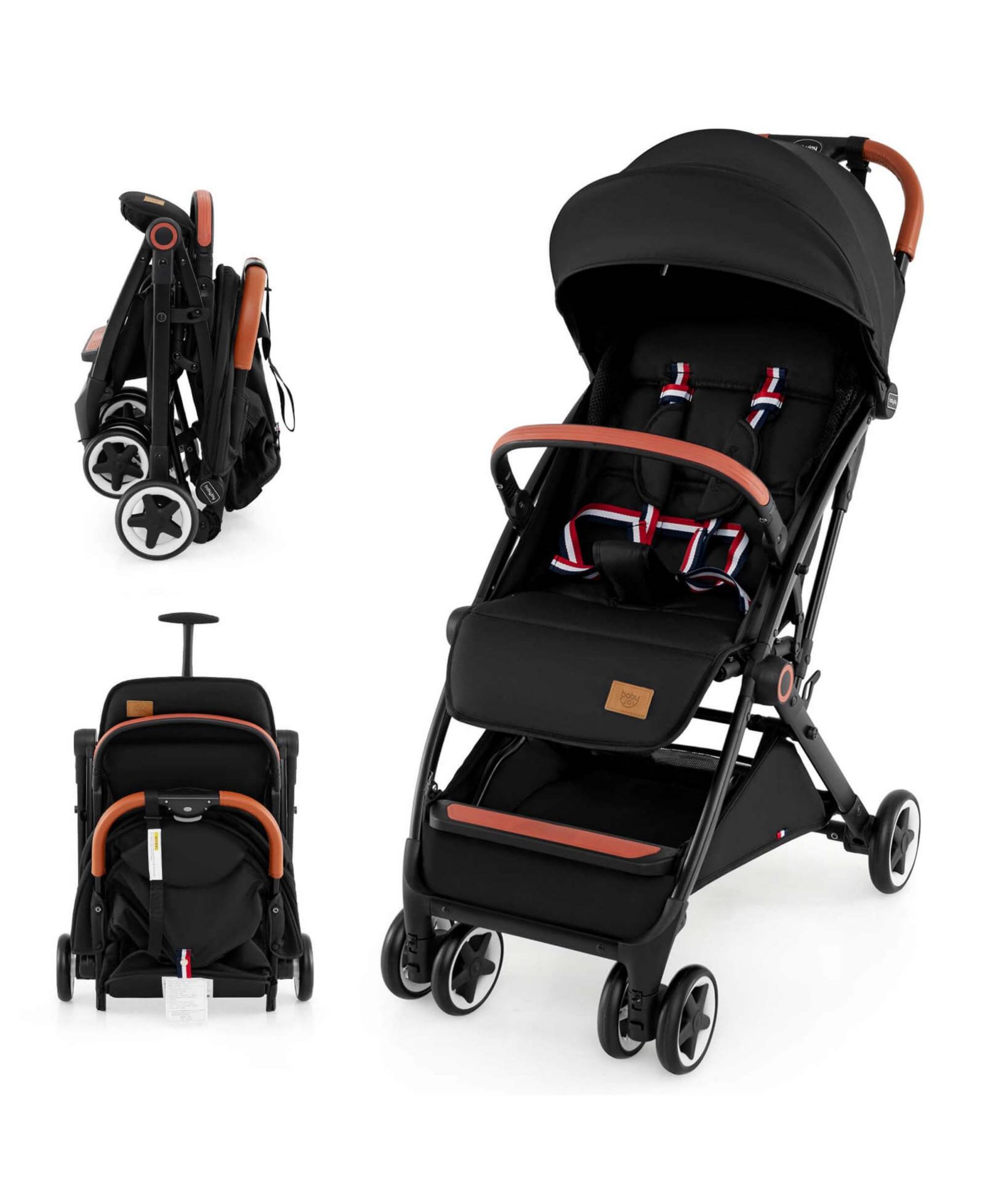 Детская коляска Costway Lightweight Aluminium Frame