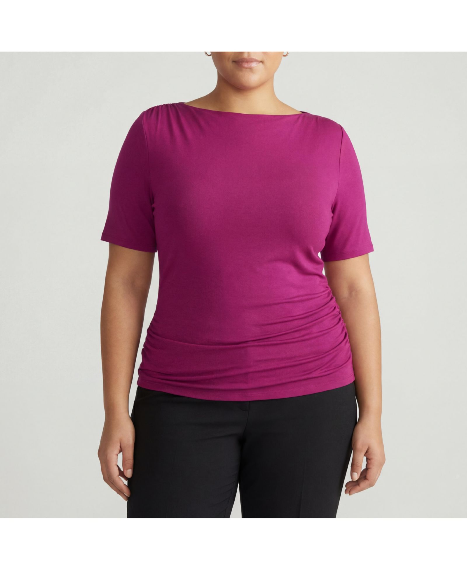 Universal Standard Women's Louise Short Sleeve Liquid Jersey Top