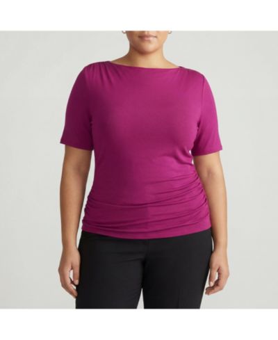 Universal Standard Women's Louise Short Sleeve Liquid Jersey Top