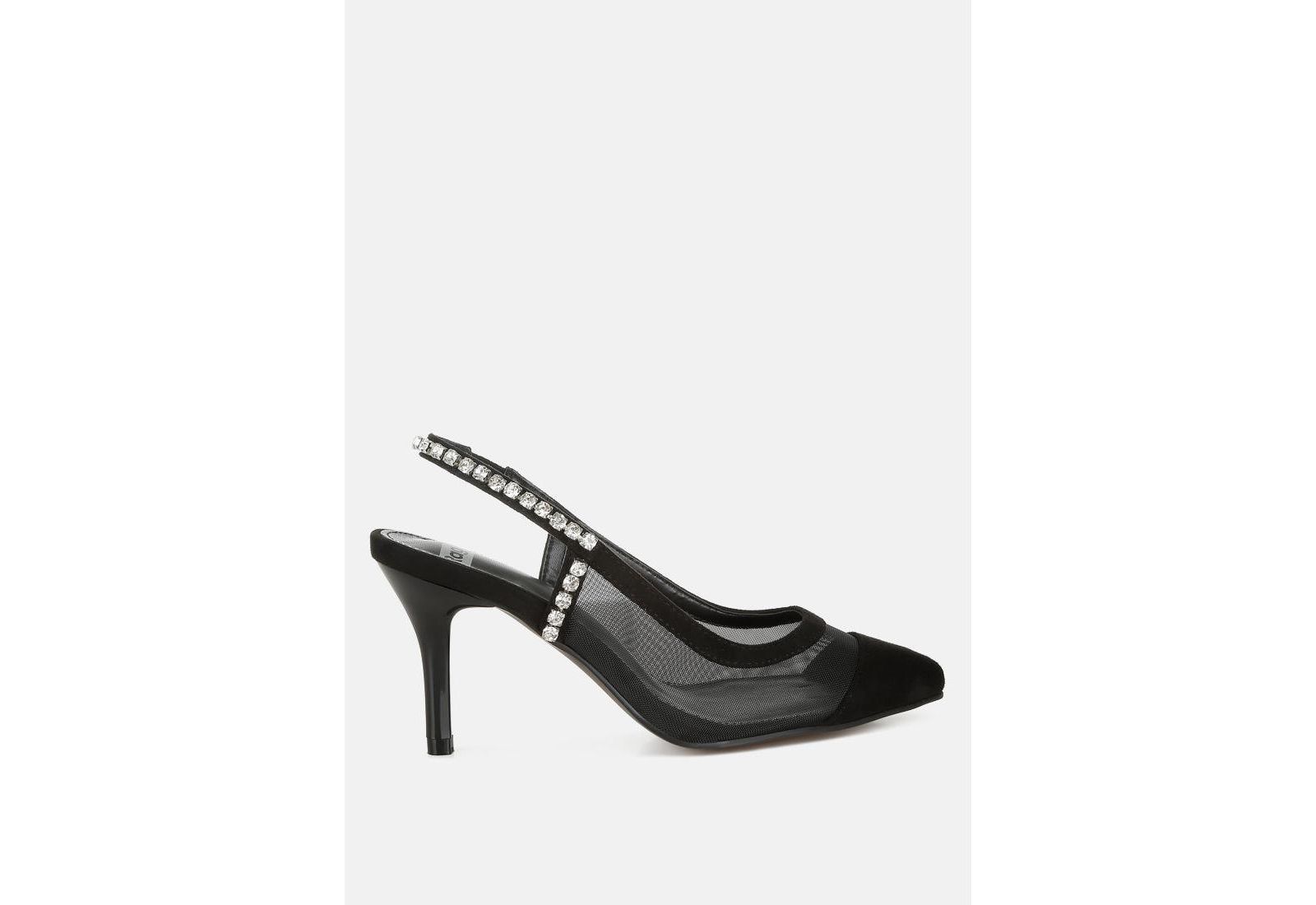 Rag and Co Womens Yaga Stiletto Heel Slingback Sandals