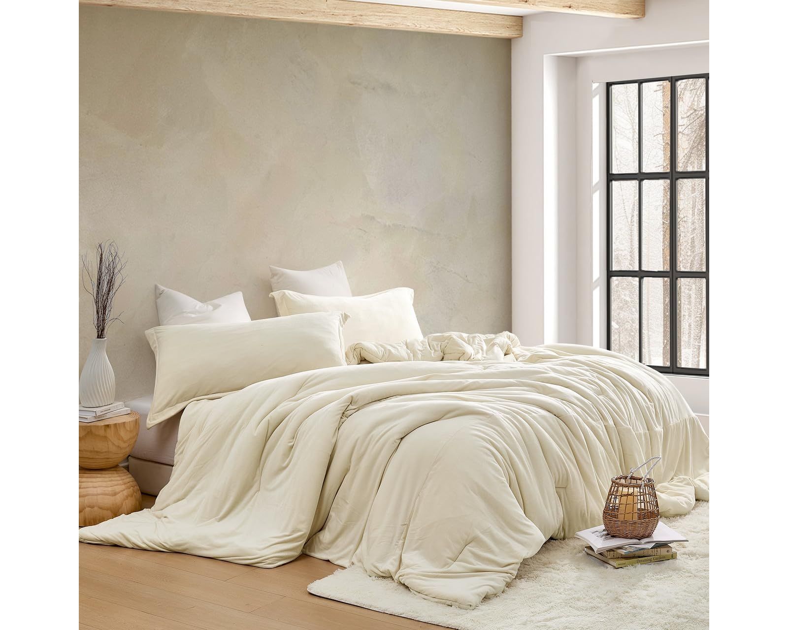 Love Thick - So Smooth Coma Inducer Oversized Comforter Set - Custard Cream