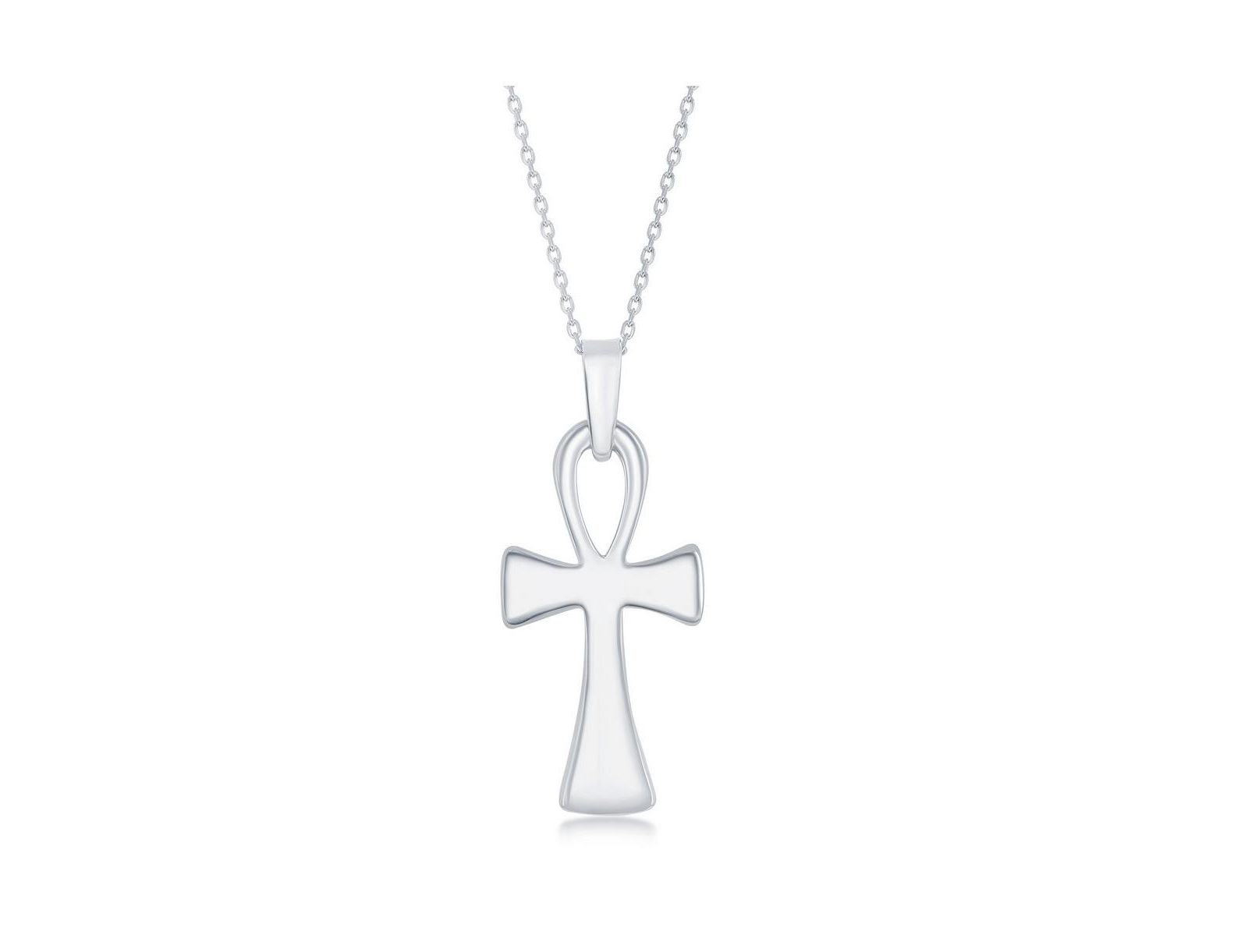 Ожерелье Simona Sterling Silver 'Ankh' Cross