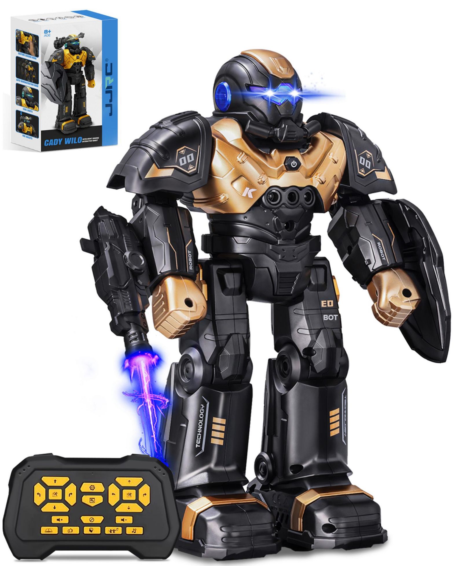 Vebreda Gesture Sensing Programmable Rechargeable RC Robot Toy