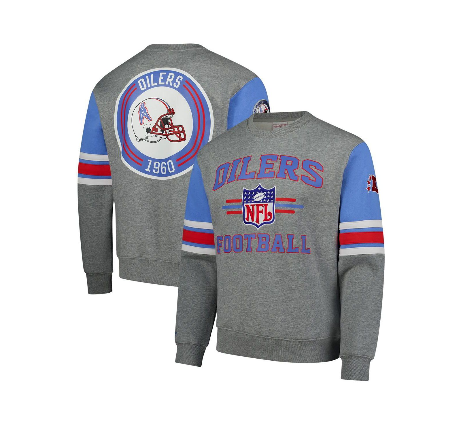 Mitchell & Ness Мужской свитшот Mitchell & Ness Houston Oilers Vintage Logo