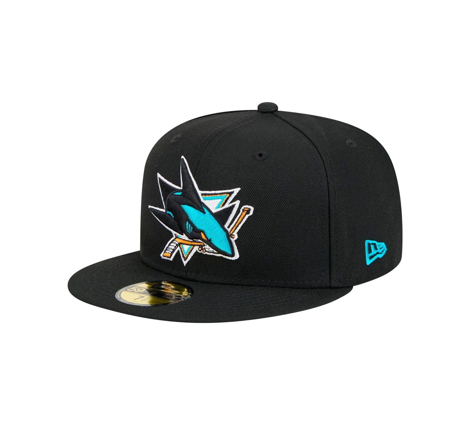 New Era Men's Black San Jose Sharks Core 59FIFTY Fitted Hat