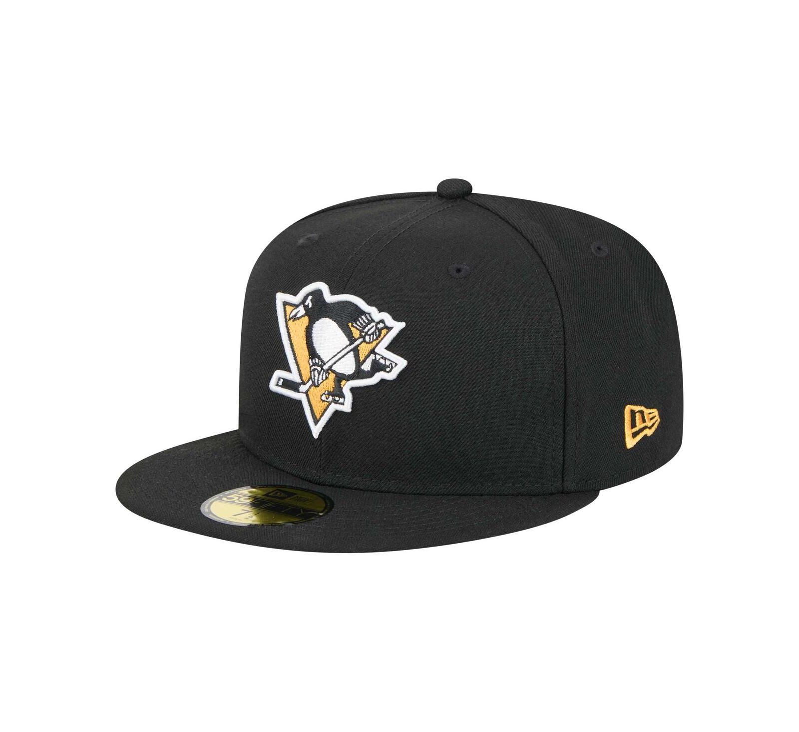 New Era Men's Black Pittsburgh Penguins Core 59FIFTY Fitted Hat