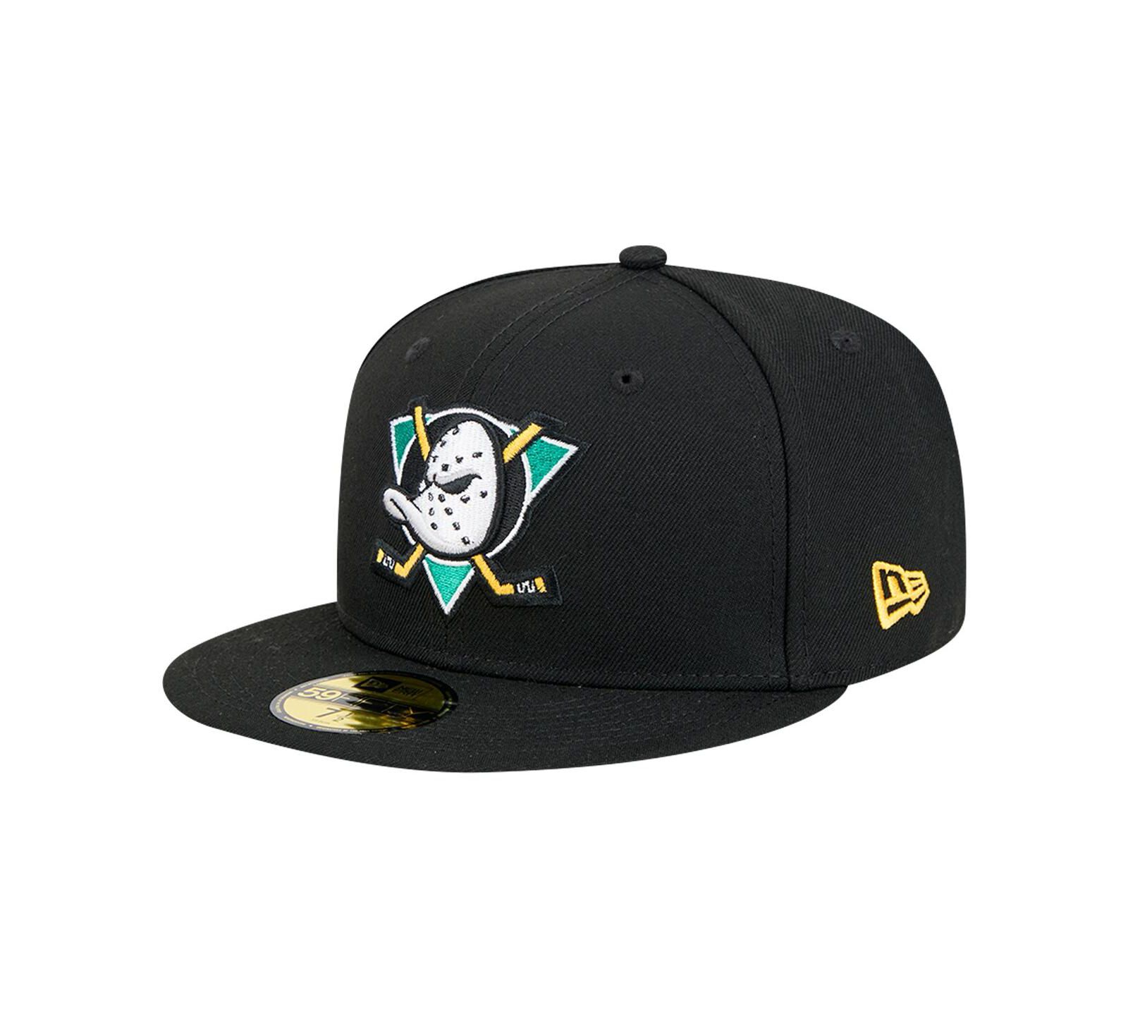 New Era Men's Black Anaheim Ducks Core 59FIFTY Fitted Hat