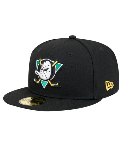 Мужская кепка New Era Black Anaheim Ducks Core 59FIFTY Fitted