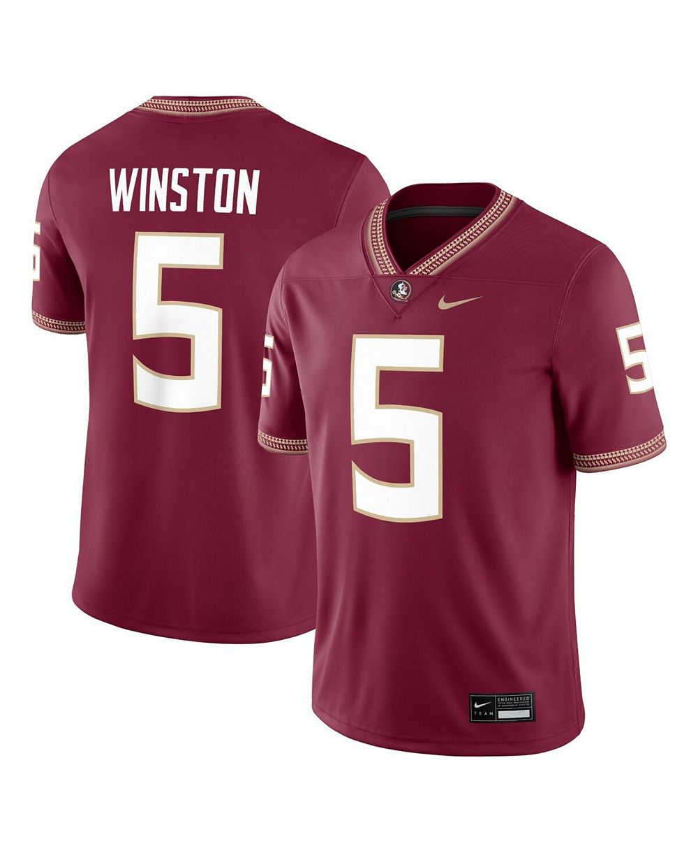 Мужская джерси Nike Jameis Winston Garnet Florida State Seminoles Alumni Game