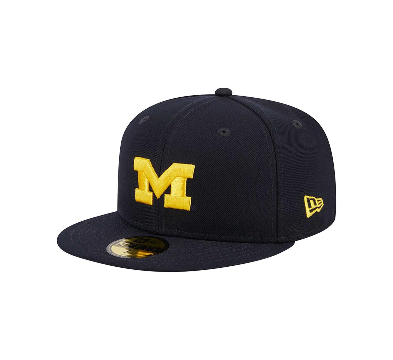 New Era Men's Navy Michigan Wolverines 59FIFTY Fitted Hat