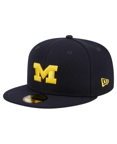 New Era Men's Navy Michigan Wolverines 59FIFTY Fitted Hat