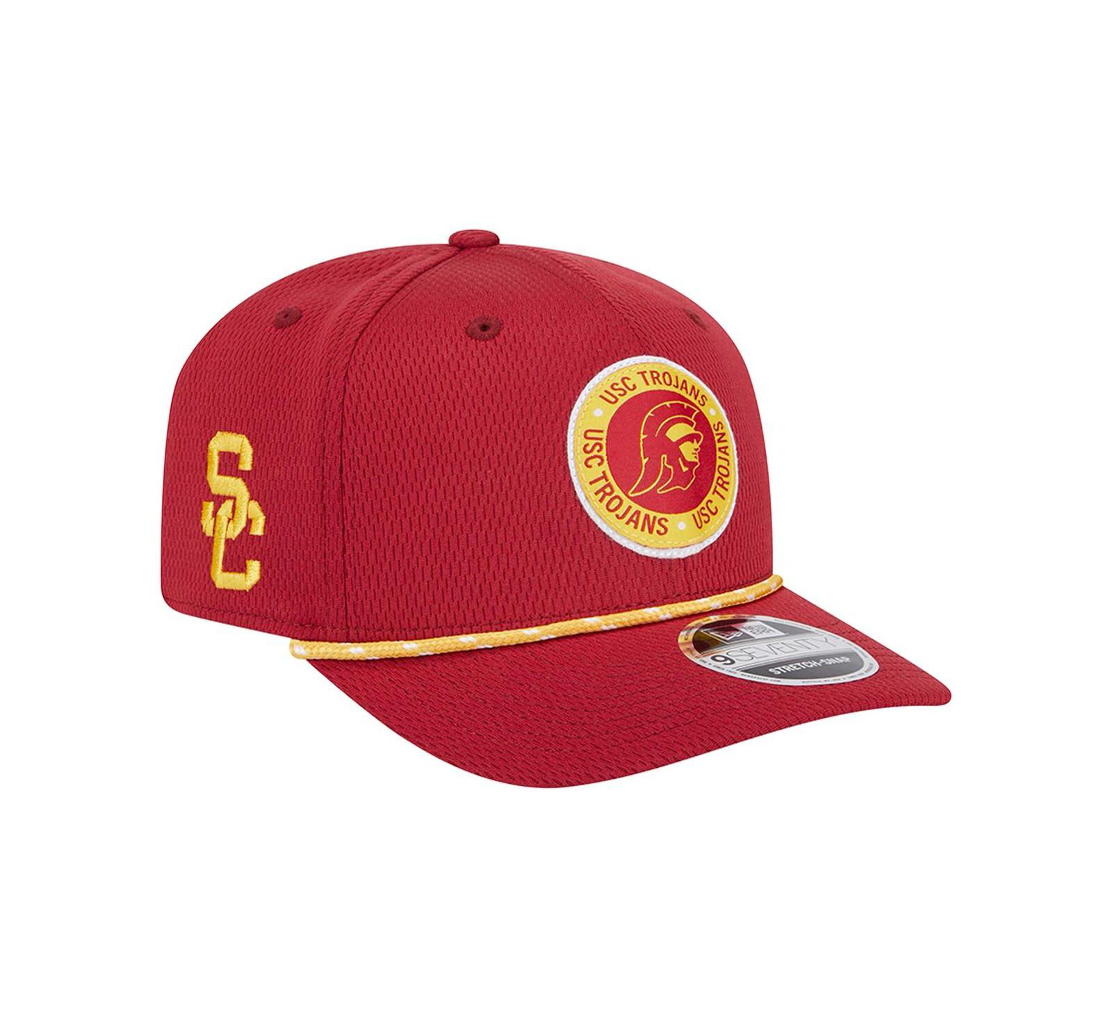 Мужская кепка New Era USC Trojans COOLERA 9SEVENTY Crimson