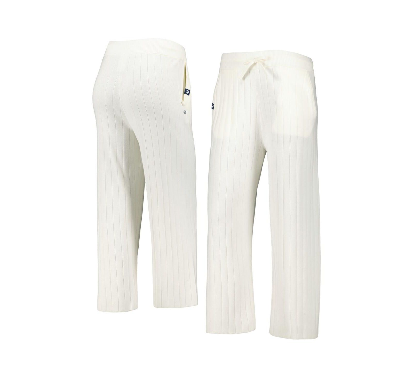 Levelwear Women's White New York Yankees Dream Icon Knit Pants