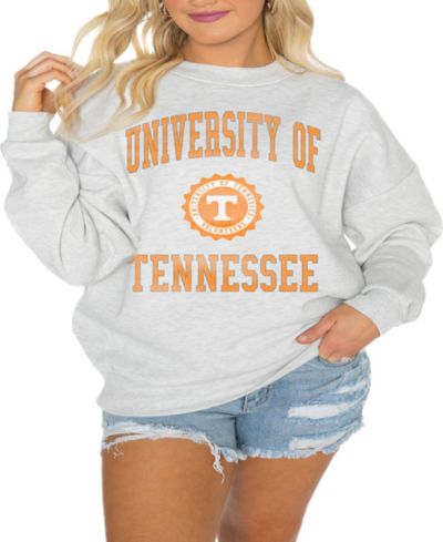 Gameday Couture Женская толстовка с капюшоном Tennessee Volunteers Steel Premium Fleece Drop Shoulder Pullover