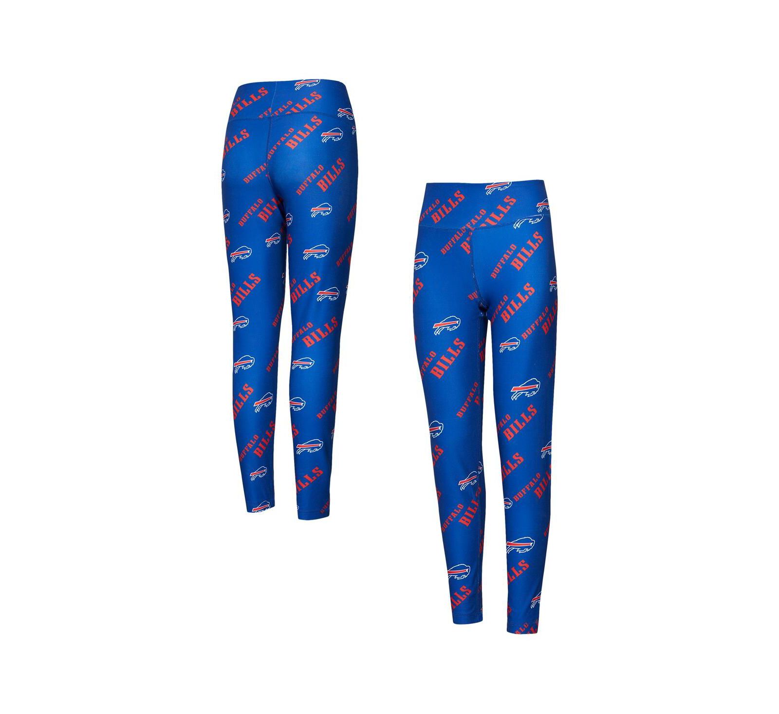 Женские леггинсы Concepts Sport Royal Buffalo Bills Breakthrough Allover Print Knit