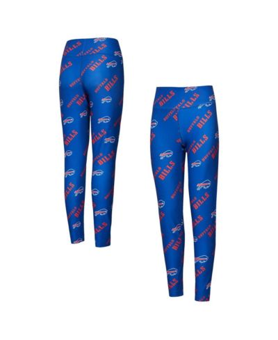 Женские леггинсы Concepts Sport Royal Buffalo Bills Breakthrough Allover Print Knit