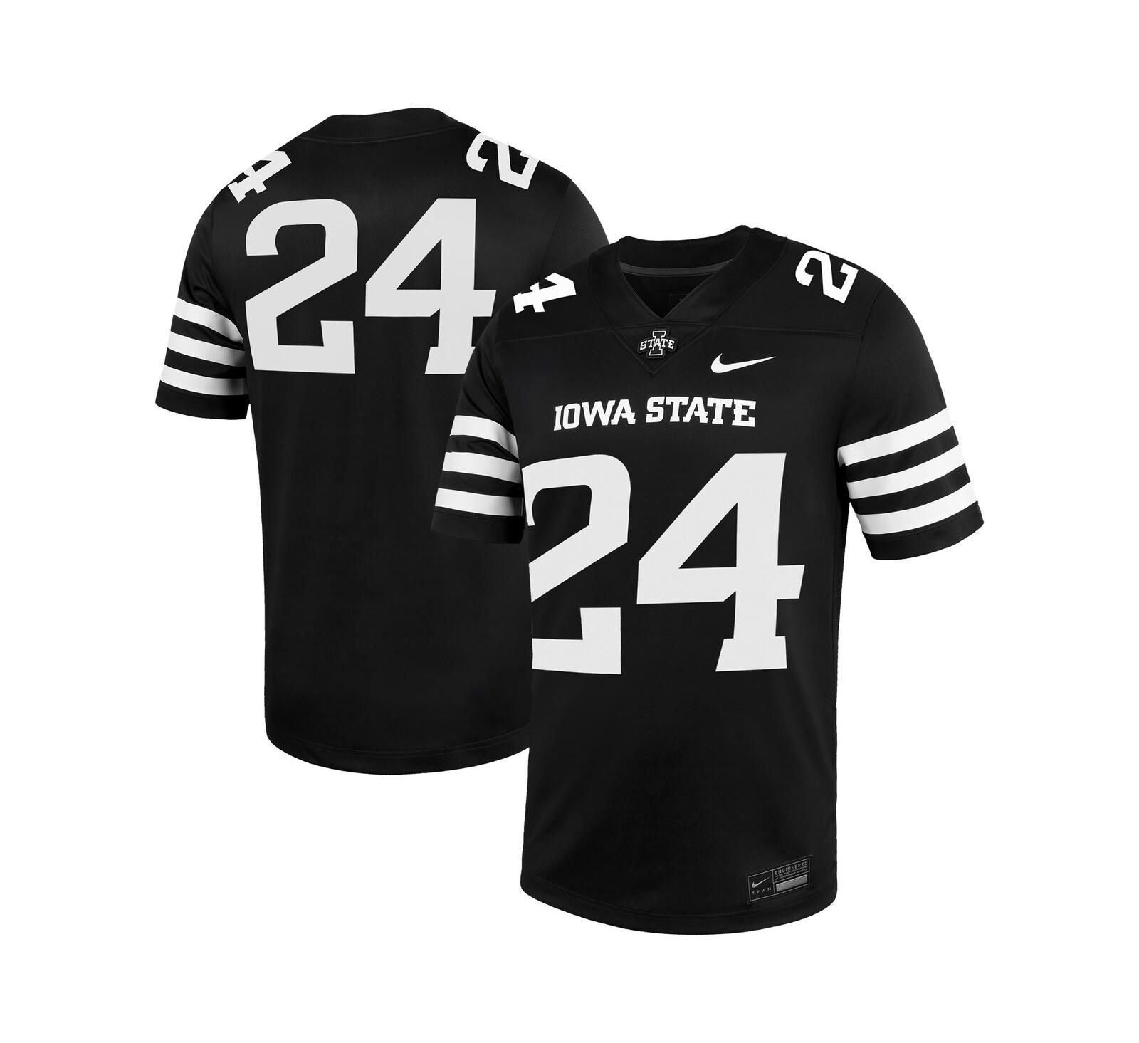 Мужская игровая джерси Nike Black Iowa State Cyclones Alternate
