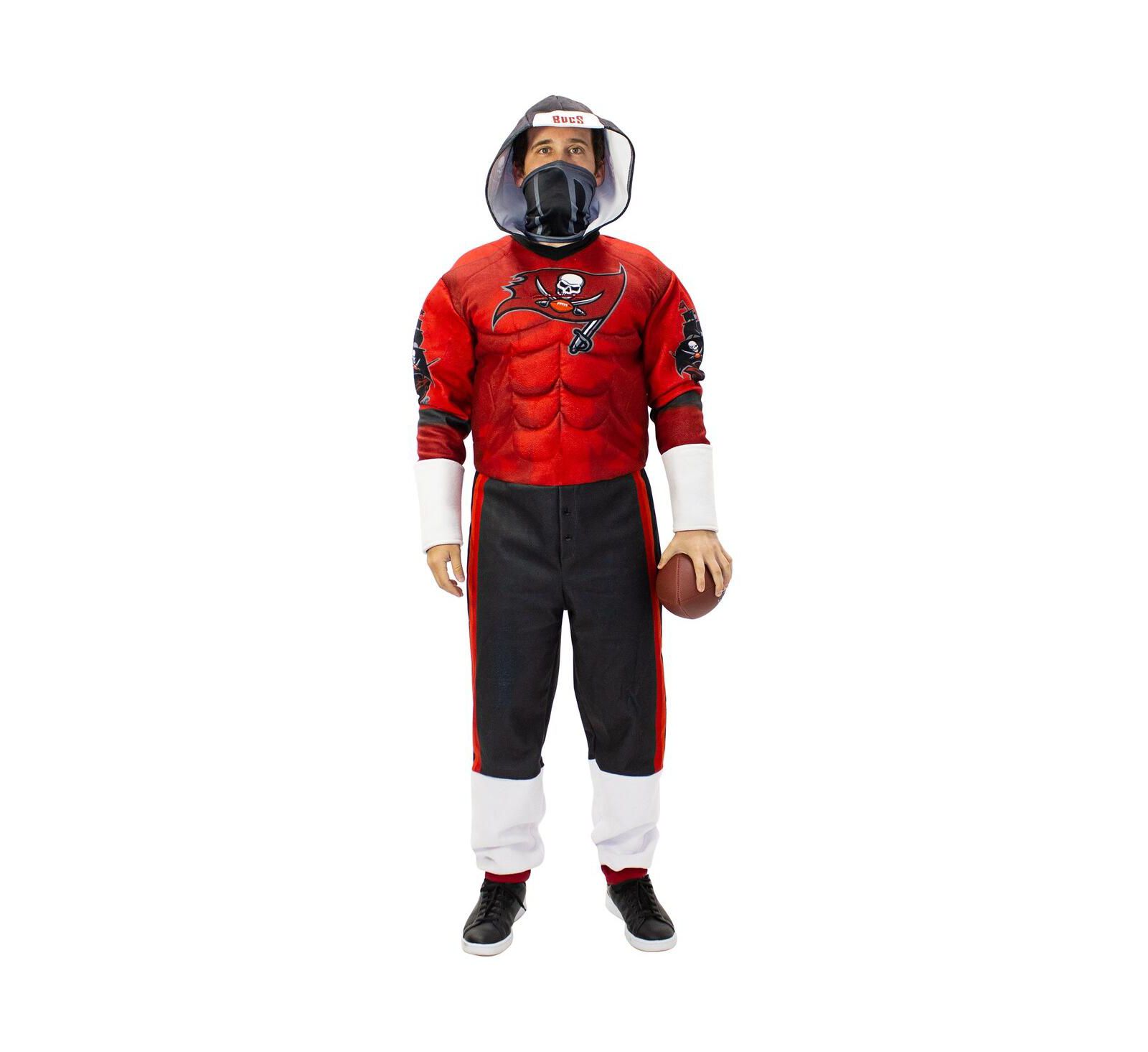 Jerry Leigh Men's Red Tampa Bay Buccaneers Game Day Costume