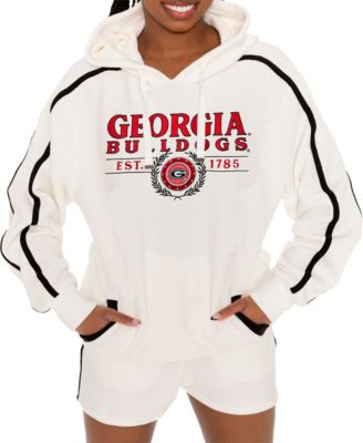 Женский комплект Gameday Couture Cream Georgia Bulldogs Down, Set, Go: худи и шорты
