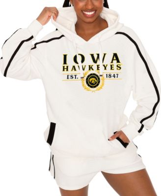Женский комплект Gameday Couture: худи и шорты Iowa Hawkeyes Cream