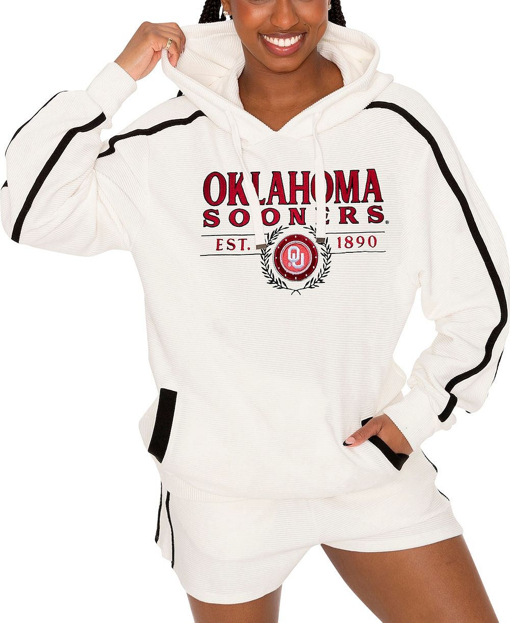 Женский комплект из худи и шорт Gameday Couture Cream Oklahoma Sooners