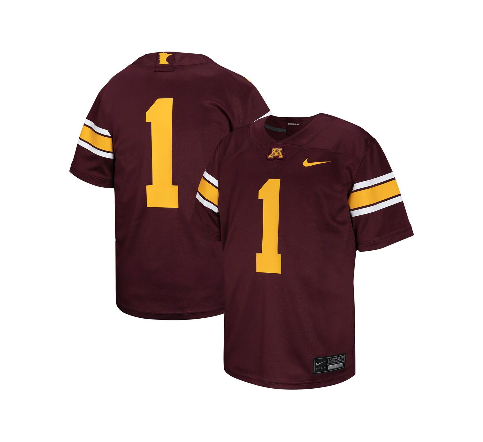 Nike Футбольная джерси Big Boys and Girls Maroon Minnesota Golden Gophers