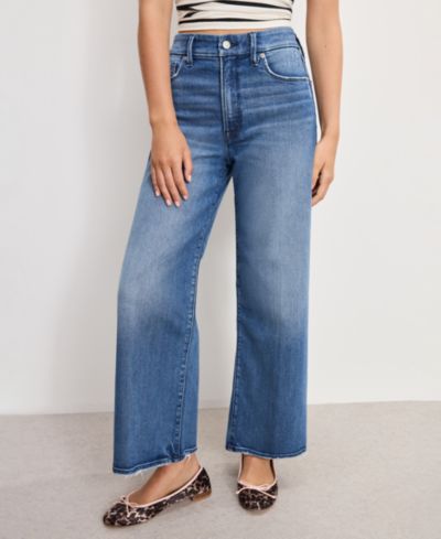 Женские джинсы Good American Good Waist Palazzo Cropped Regular & Plus Size