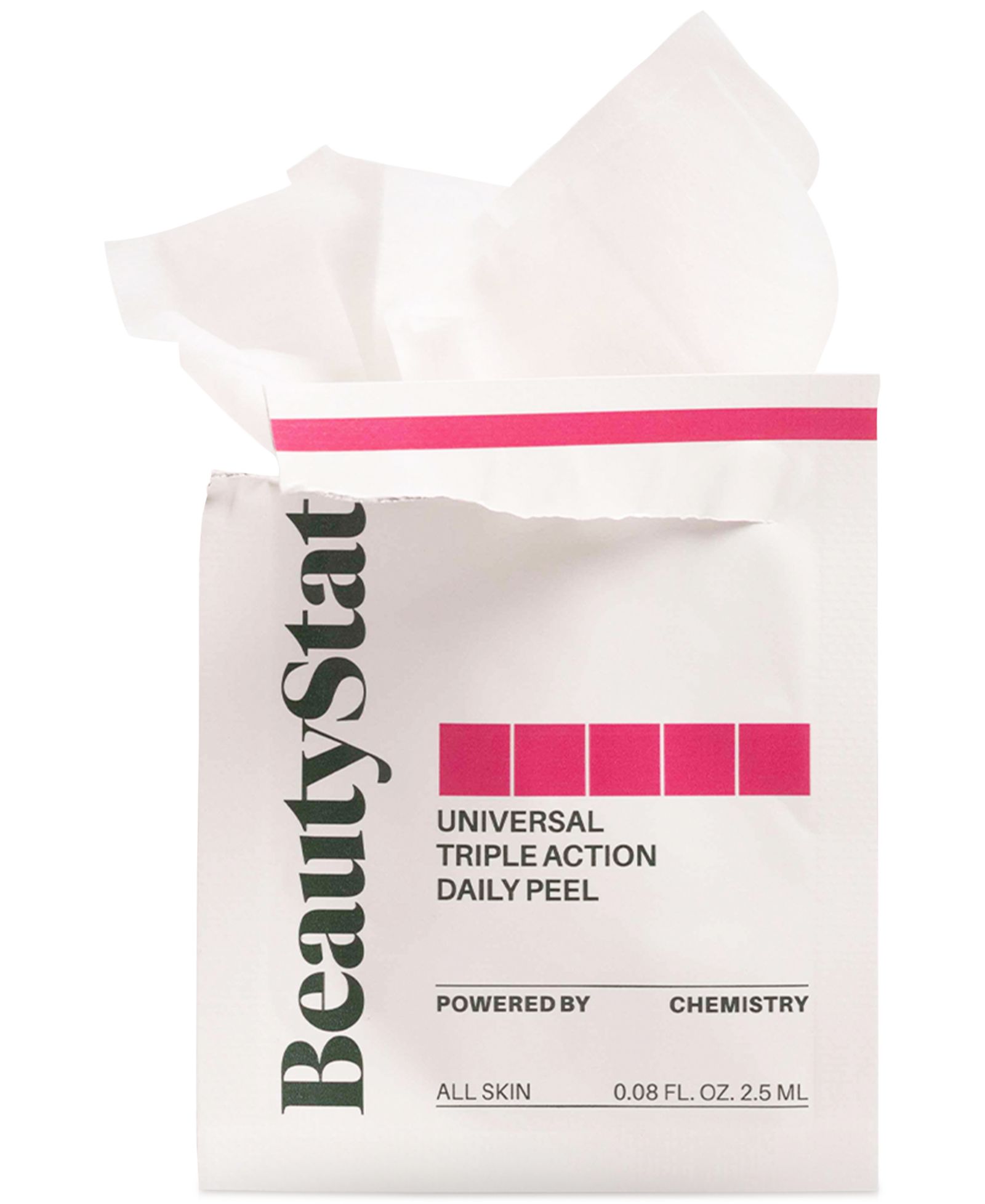 BeautyStat Universal Triple Action ежедневные пилинг-салфетки, 10 шт.