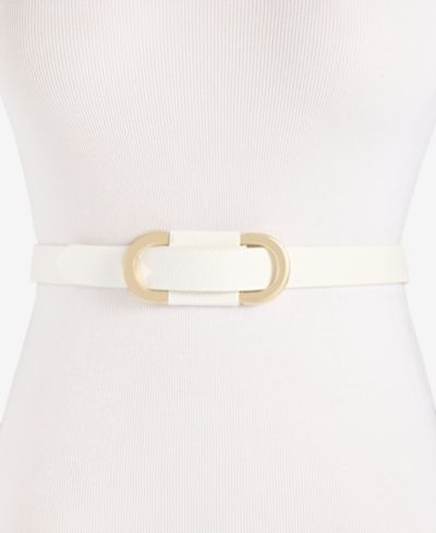 On 34th Pull-Through Skinny Belt, Exclusively at Macy's