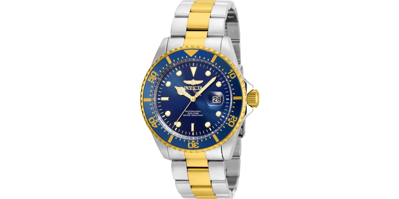 Invicta Мужские кварцевые часы Pro Diver 22058 с синим циферблатом