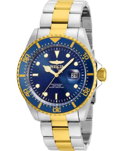 Invicta Мужские кварцевые часы Pro Diver 22058 с синим циферблатом