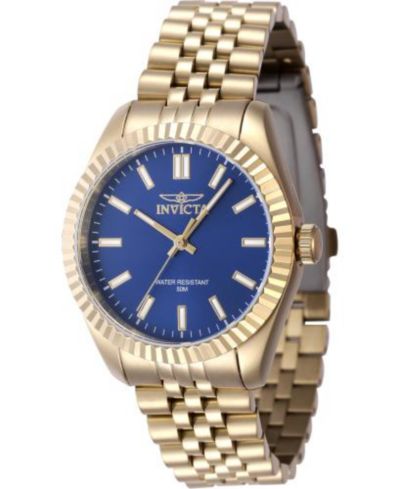 Invicta Women's 47506 Specialty Quartz 3 Hand Blue Dial Watch