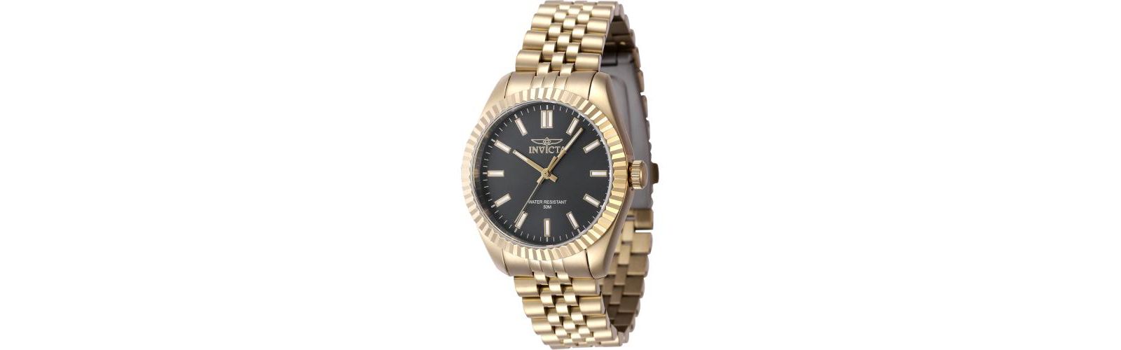 Invicta Women's 47504 Specialty Quartz 3 Hand Black Dial Watch