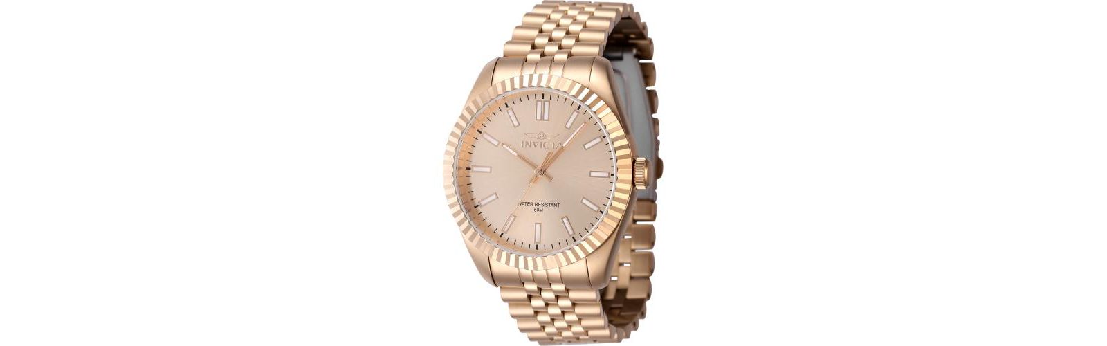 Invicta Men's 47493 Specialty Quartz 3 Hand Rose Gold Dial Watch