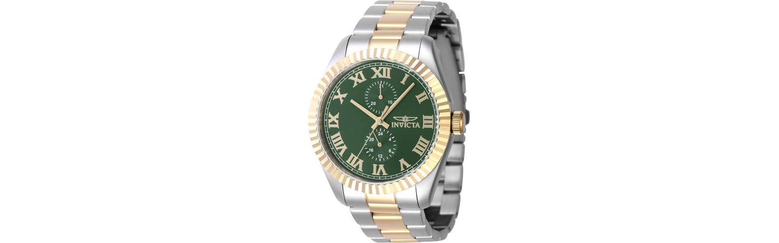 Мужские кварцевые часы Invicta 47427 Specialty Multifunction Green Dial