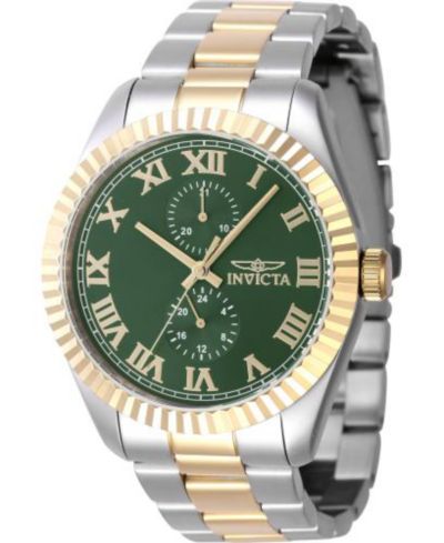 Invicta Men's 47427 Specialty Quartz Multifunction Green Dial Watch