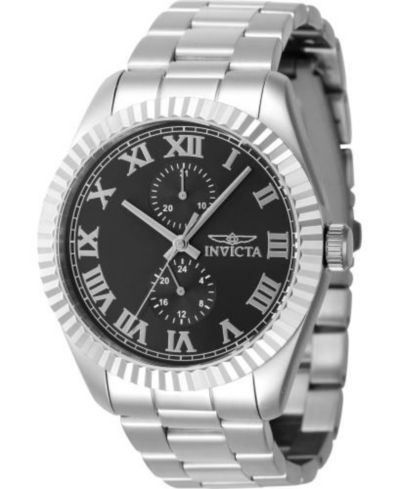 Invicta Men's 47420 Specialty Quartz Multifunction Black Dial Watch
