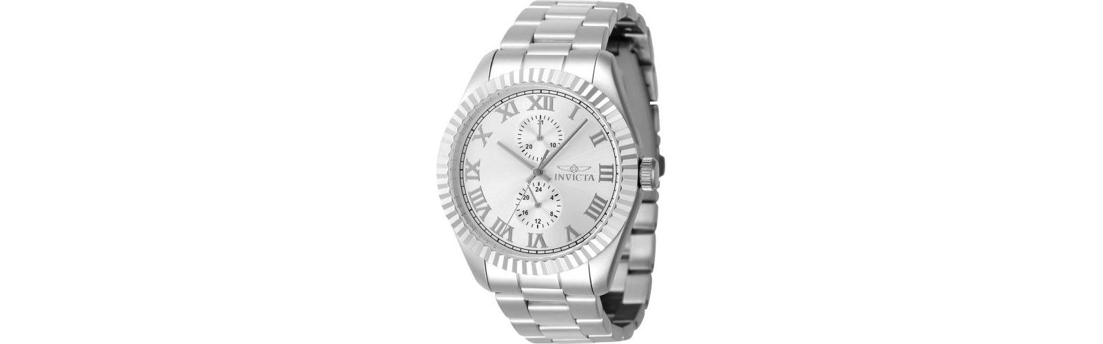 Invicta Men's 47421 Specialty Quartz Multifunction Silver Dial Watch