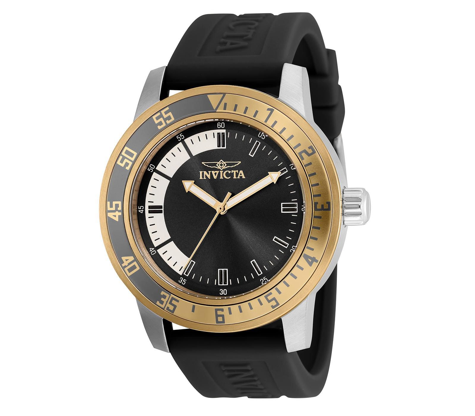 Invicta Men's 35681 Specialty Quartz Multifunction Black, White Dial Watch
