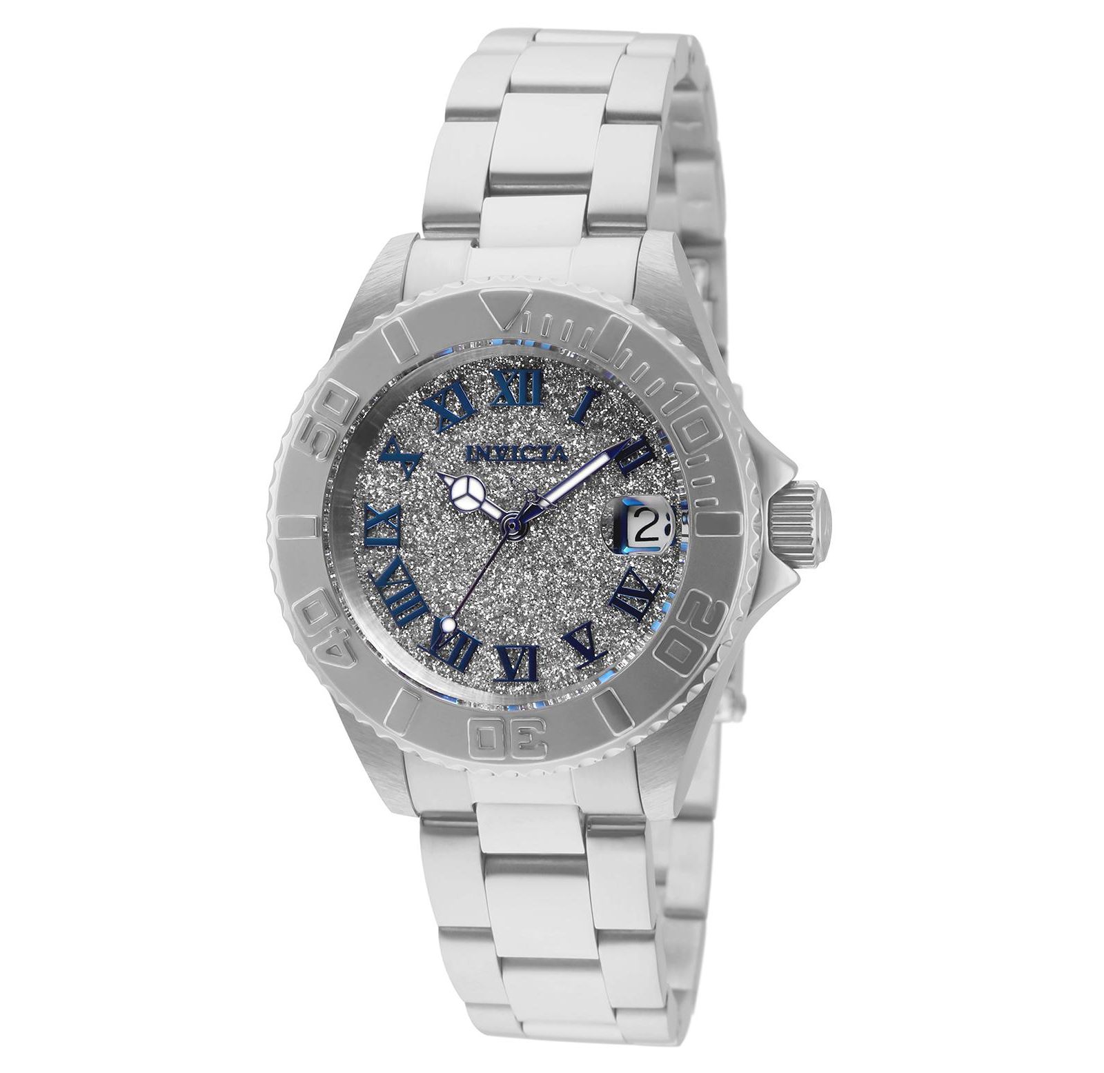 Женские часы Invicta 33360 Angel Quartz с серебряным циферблатом